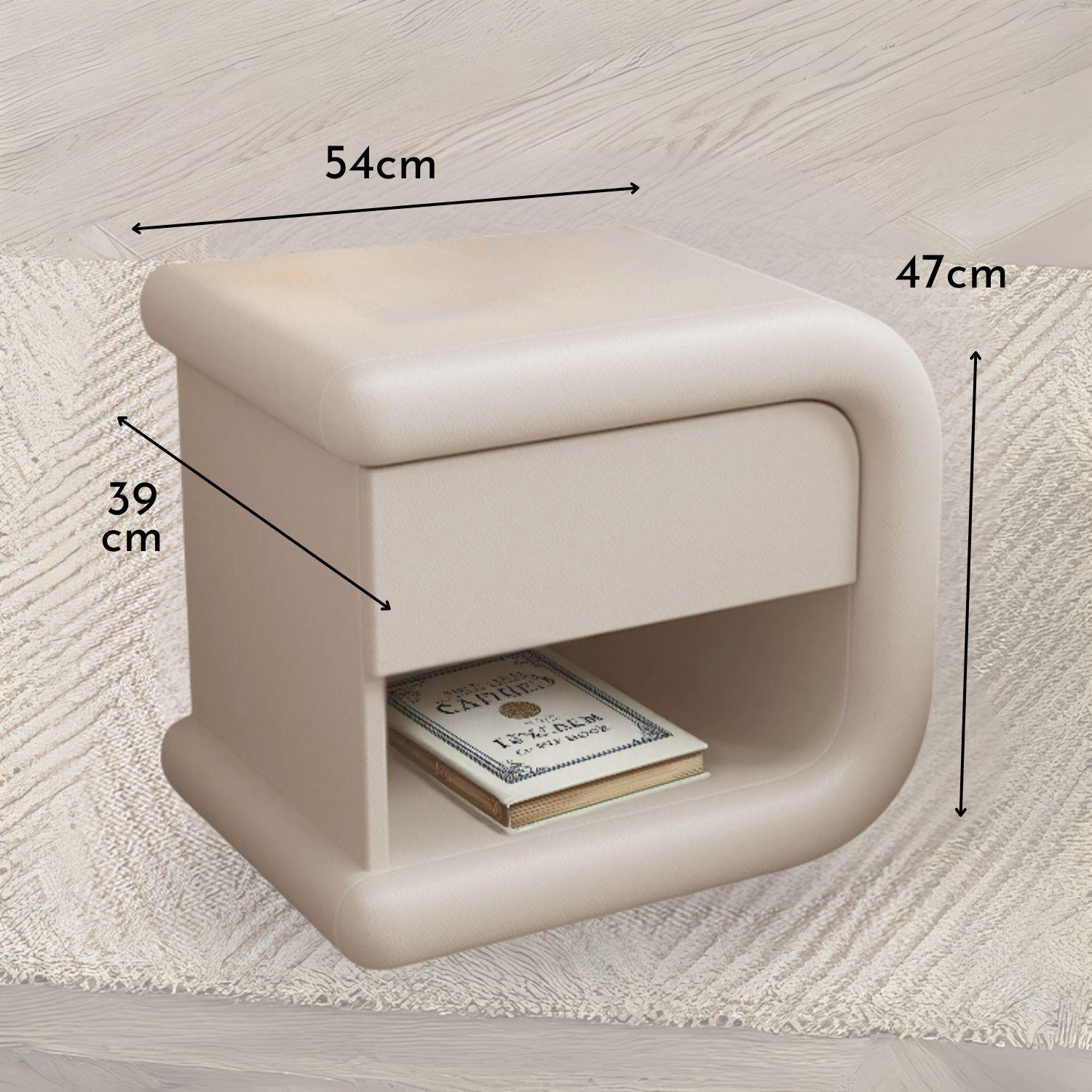 Velador Gardenia Derecho Ecocuero-4