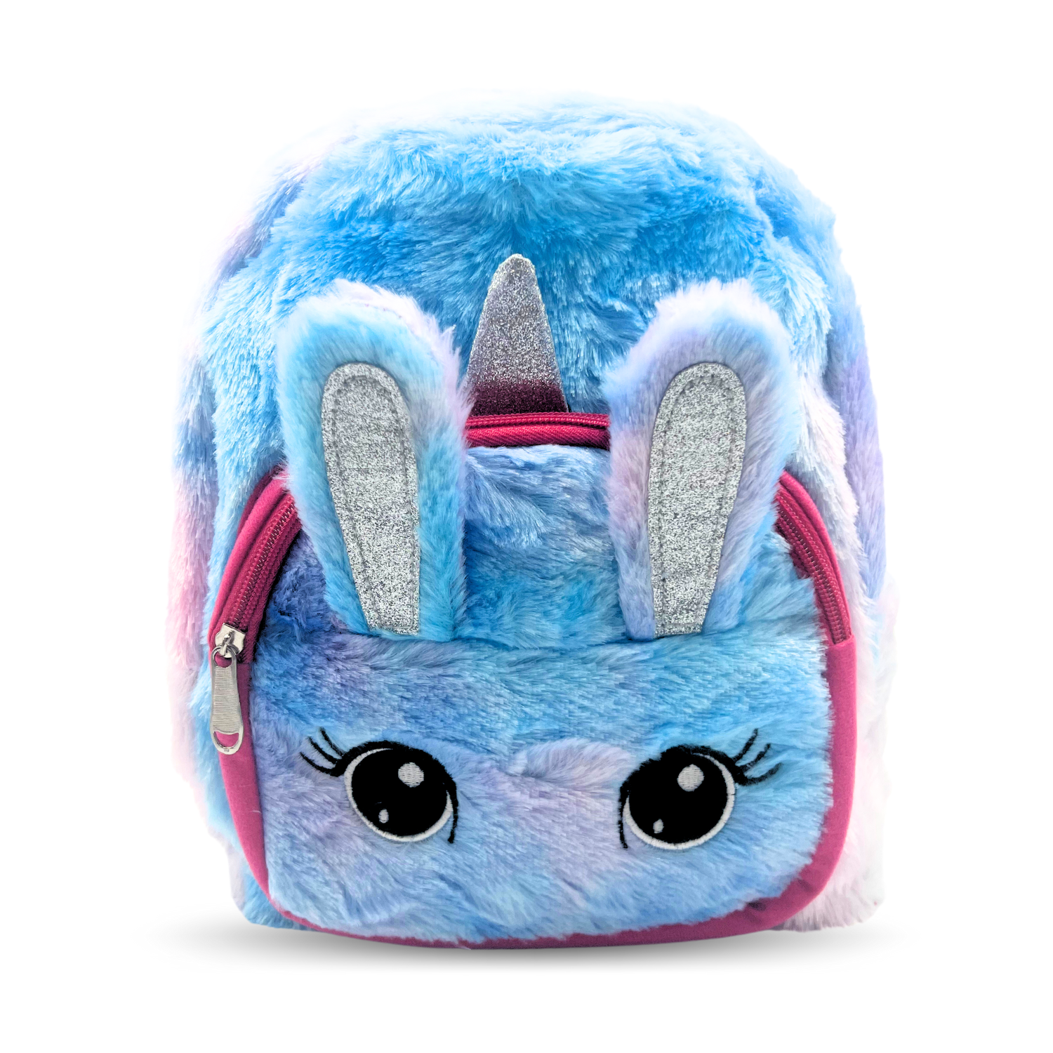 Mochila Peluche  Unicornio Rosa Claro-0
