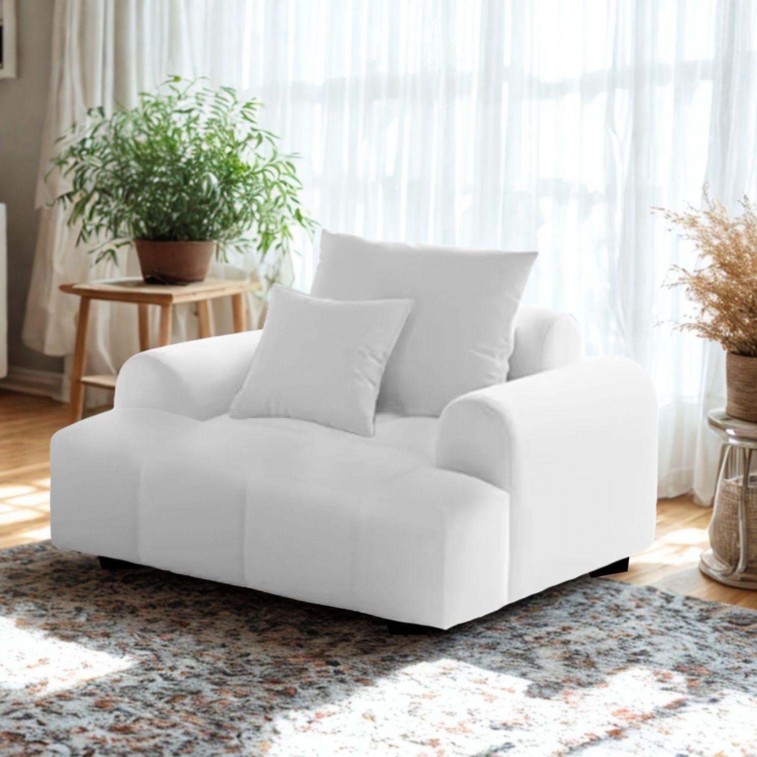 Sofa Moderno Poltrona Blanco Lounge-2