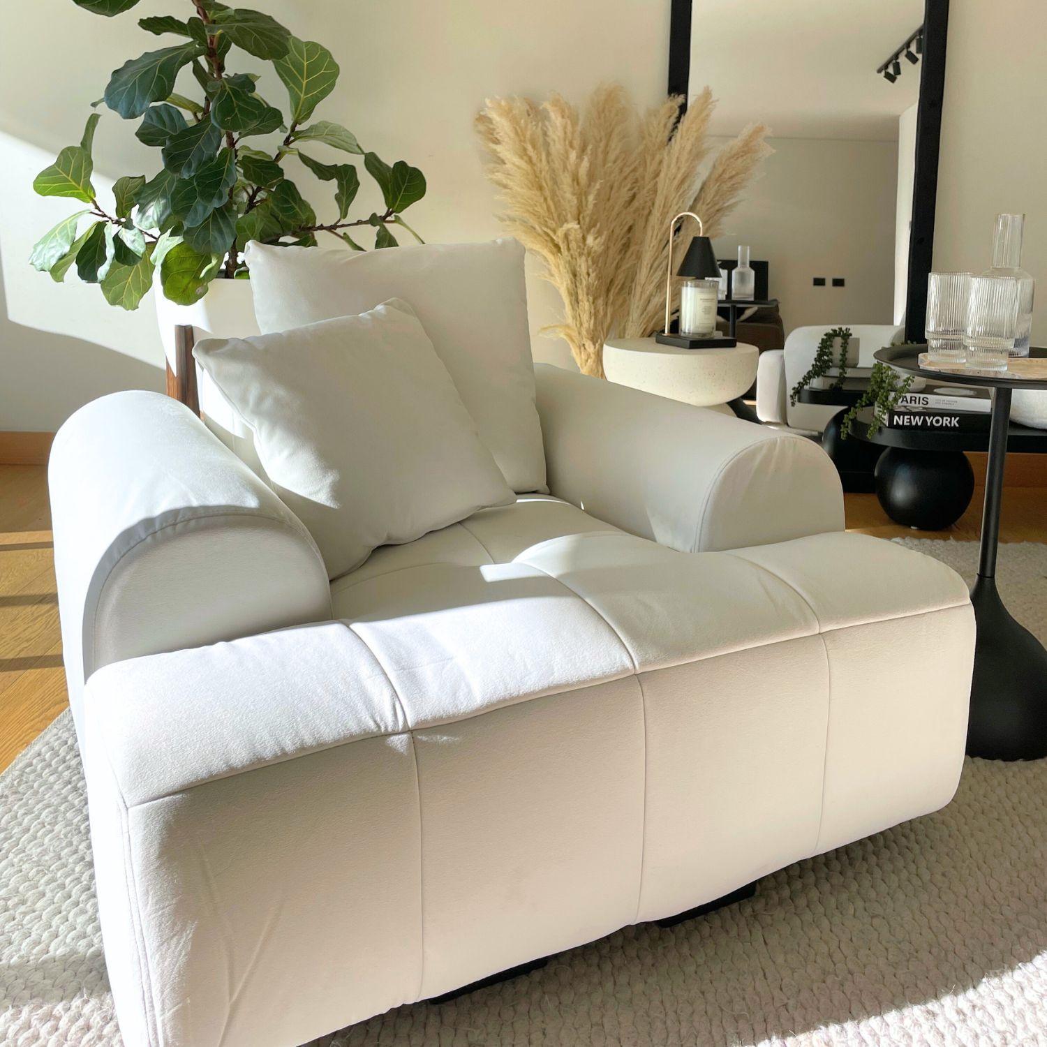 Sofa Moderno Poltrona Blanco Lounge-9