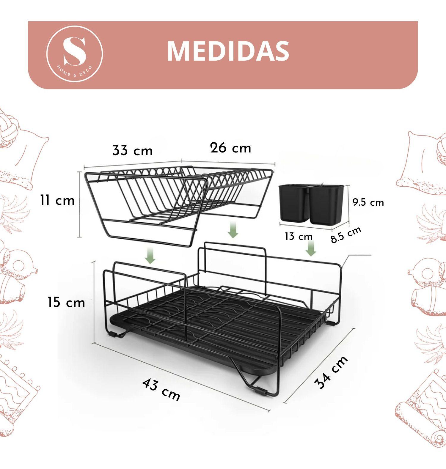 Secador De Loza 2 Modulos Cocina-1