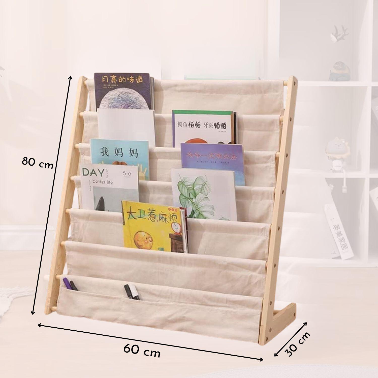 Librero de Madera Diseño Blanco Infantil-7