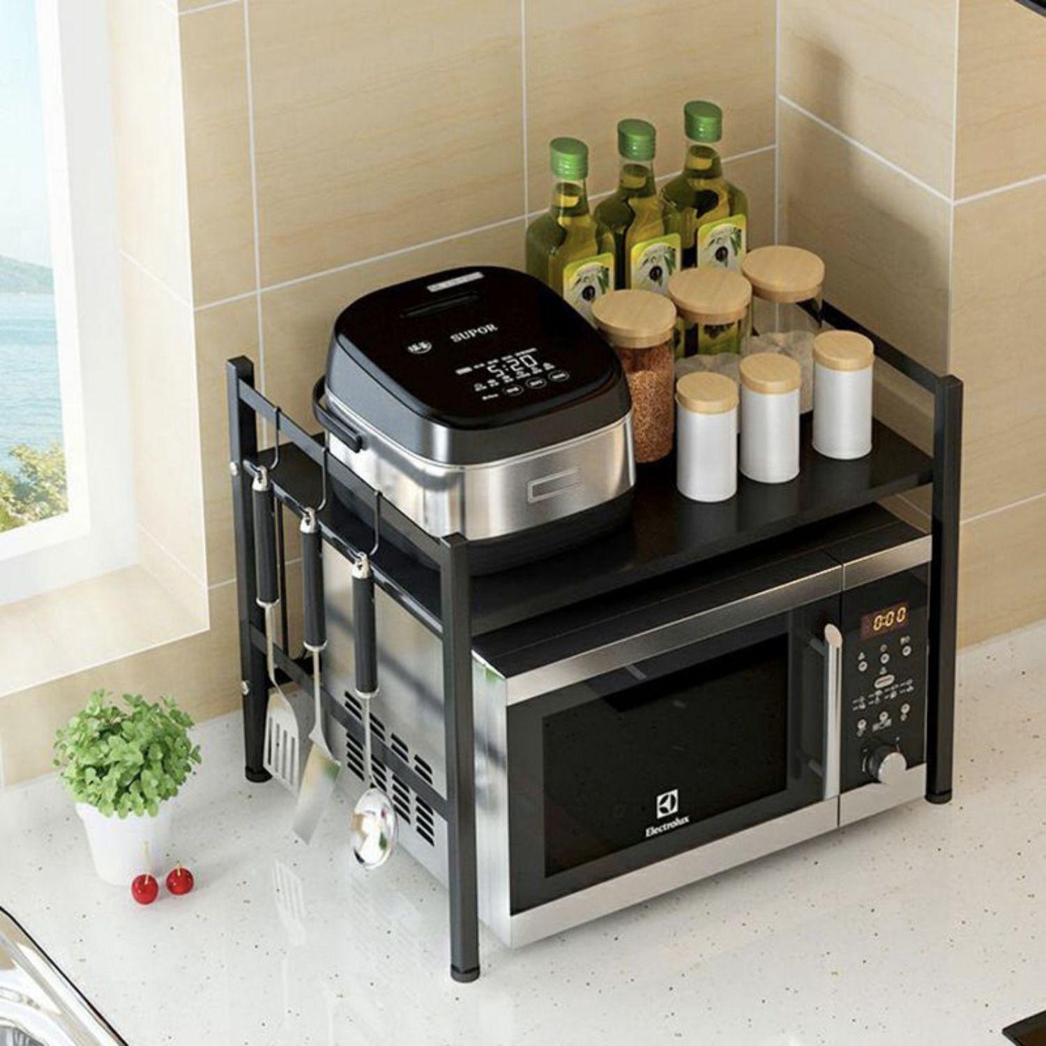 Estante Expandible Cocina y Microondas-4