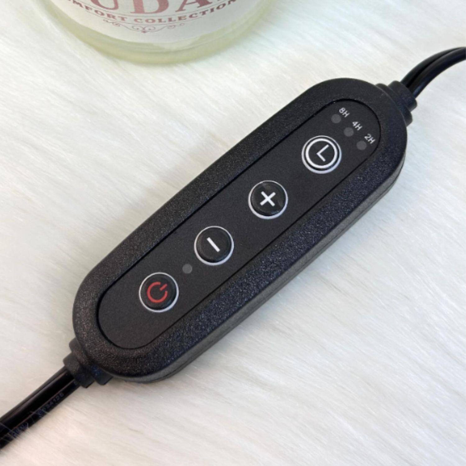 Lampara Calentadora de Velas Aromaticas Farol Dorado-7