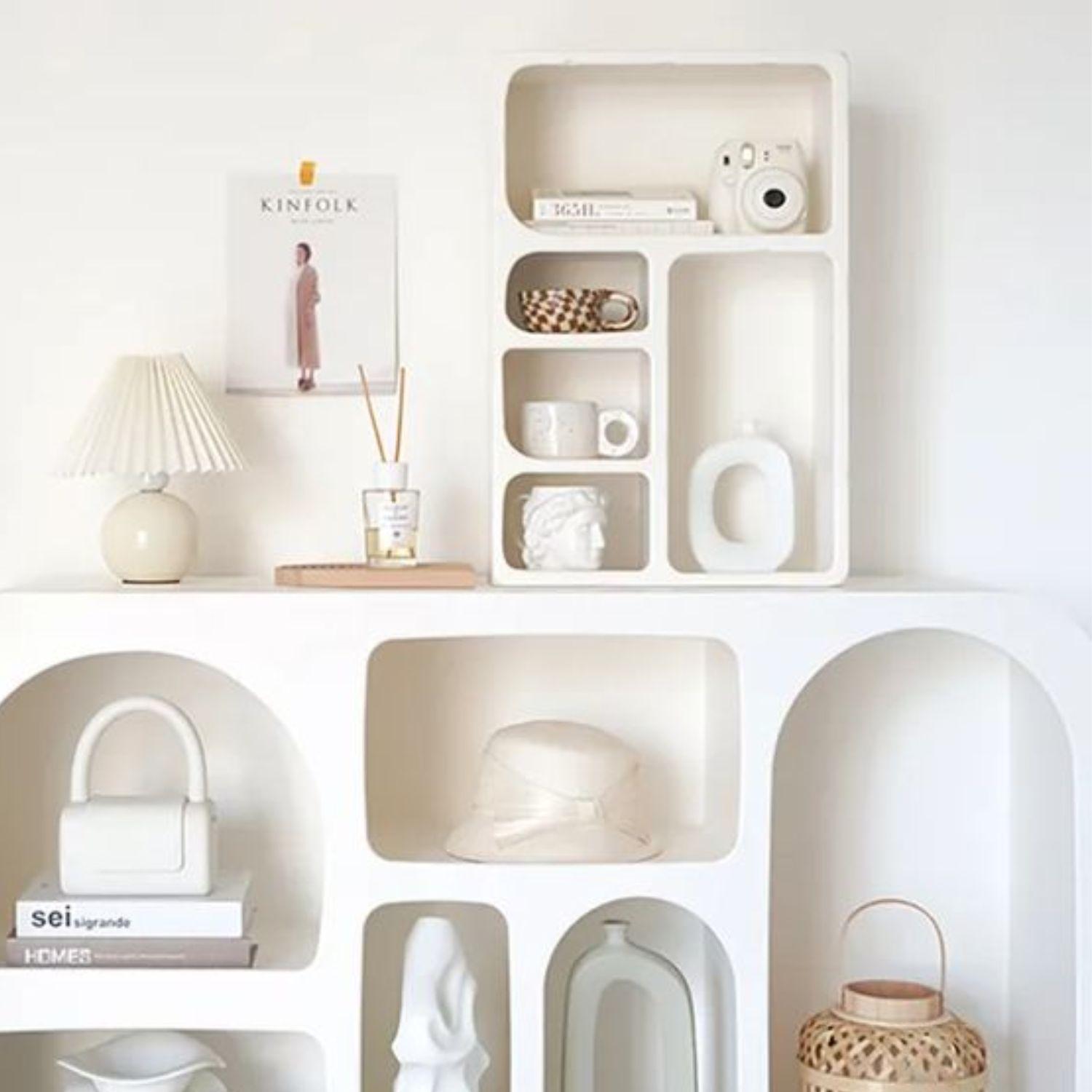 Repisa Organizador Geométrico Bogen Marfil-4