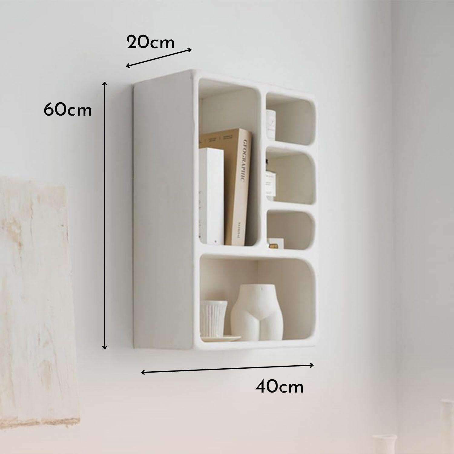 Repisa Organizador Geométrico Bogen Marfil-8