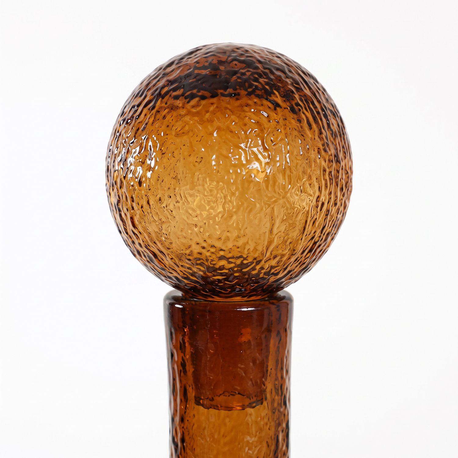 Botella Decorativa de Vidrio Ámbar 45 cm-8