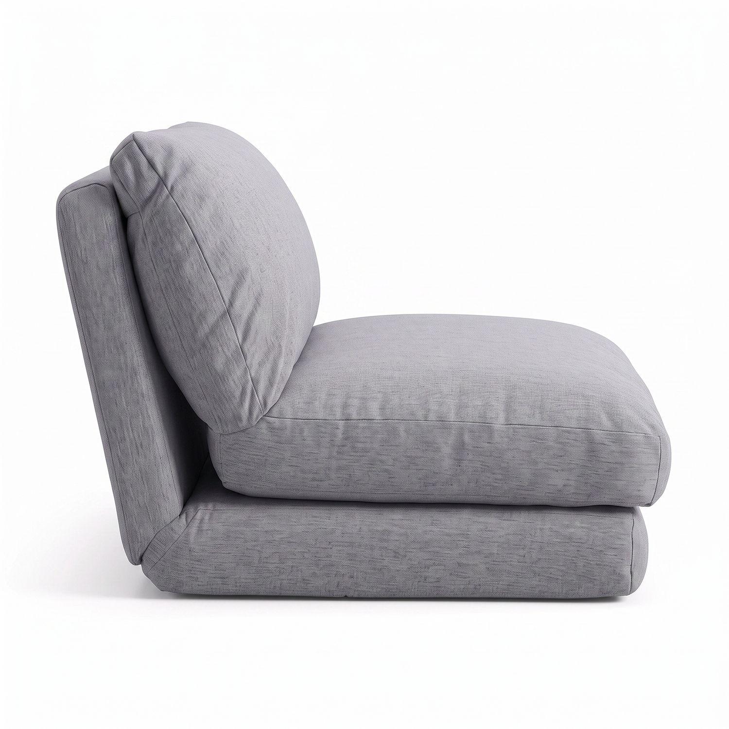 Sofá Cama Plegable Gris-9