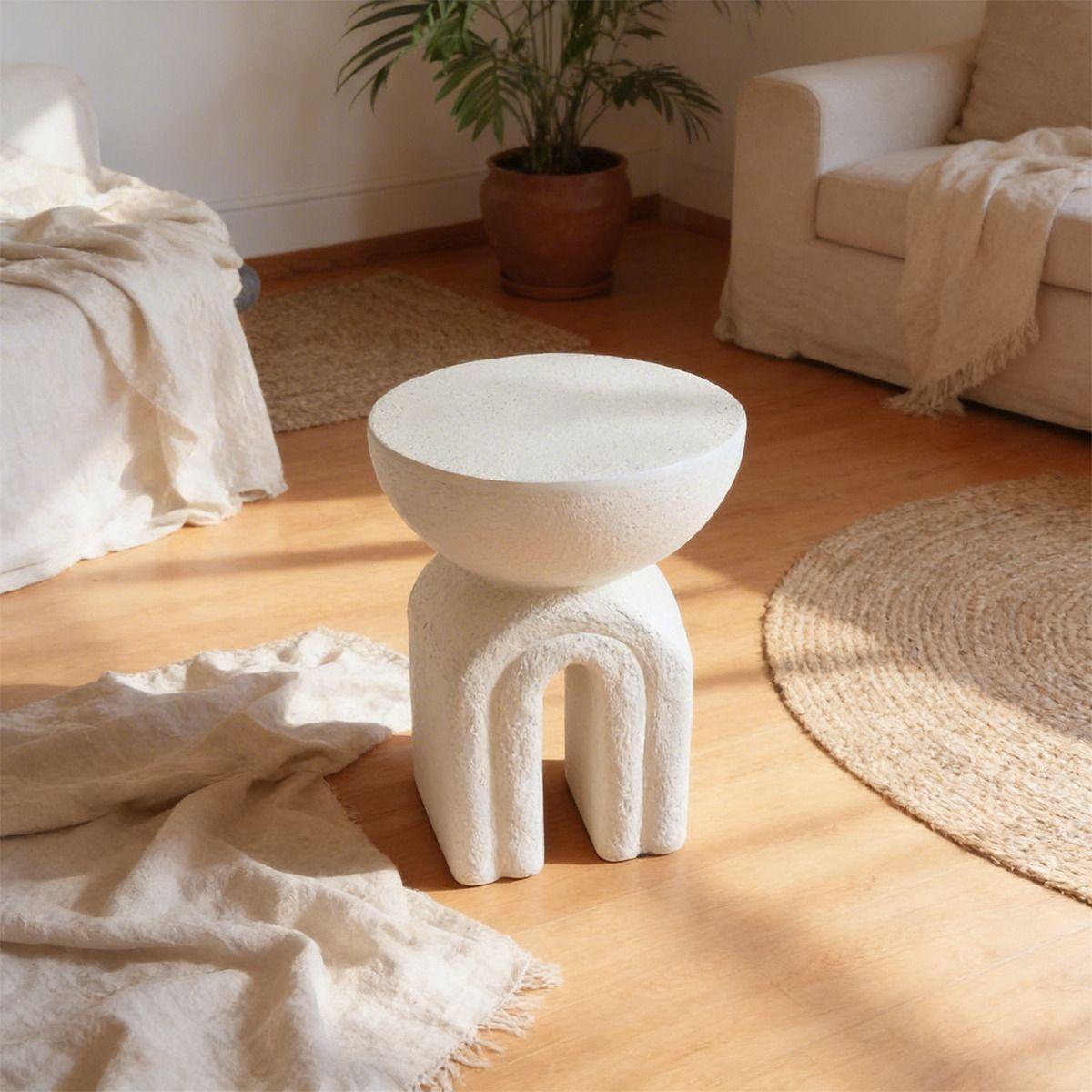 Mesa Lateral Orgánica Wabi Sabi-7
