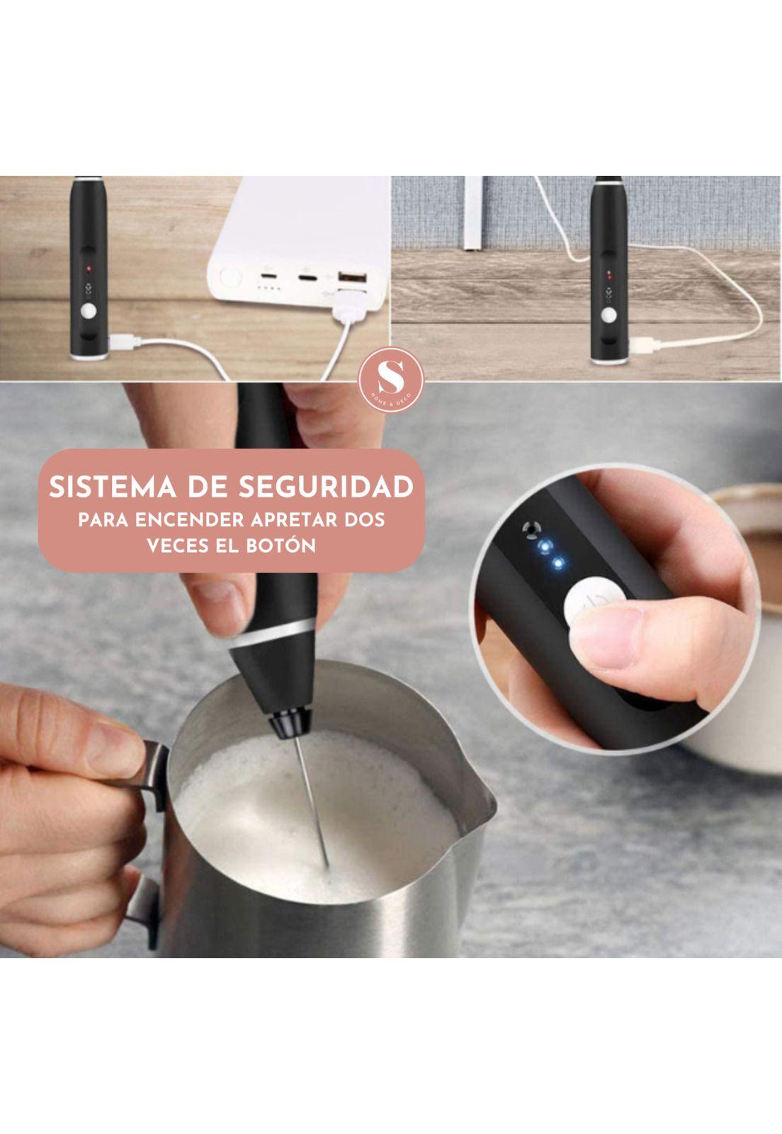 Mini Batidor Revolvedor Recargable USB-2