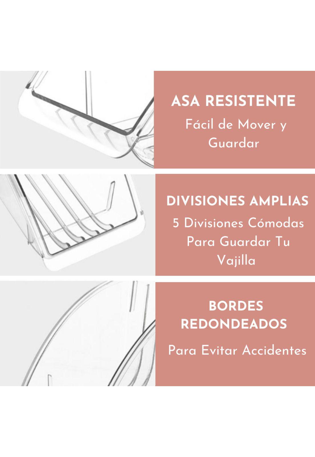 Organizador De Platos Soporte Estante Cocina  -2