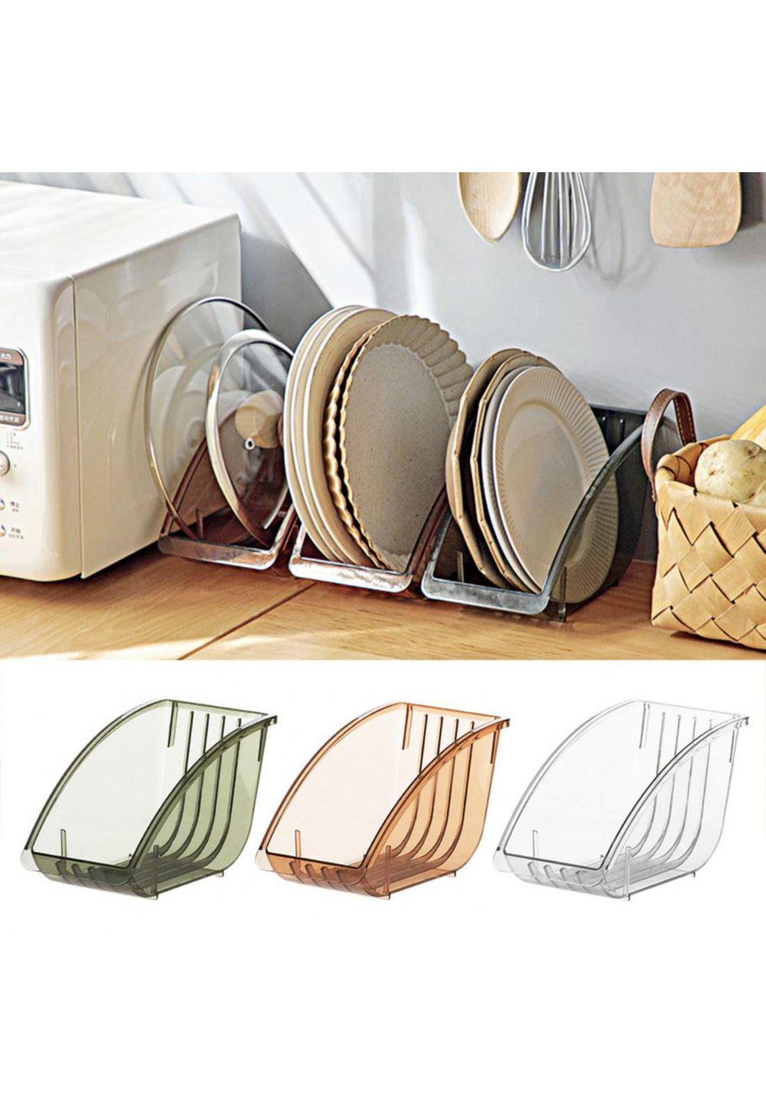 Organizador De Platos Soporte Estante Cocina  -3