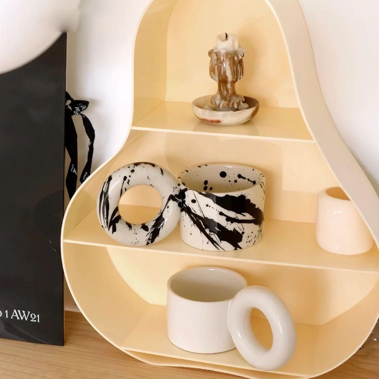 Tazon Mug Cerámica Tinta Donuts 250ml-5