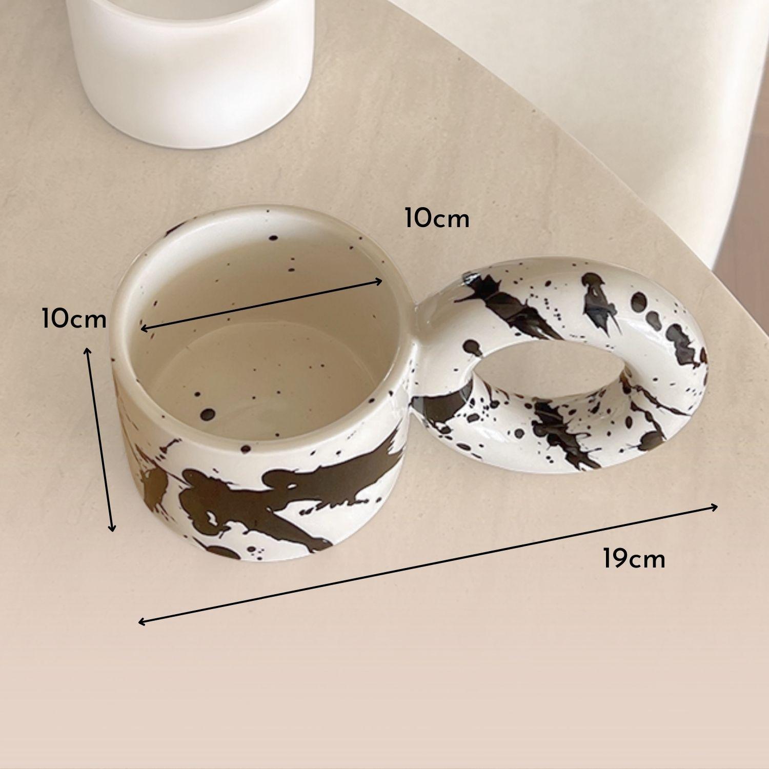 Tazon Mug Cerámica Tinta Donuts 250ml-6