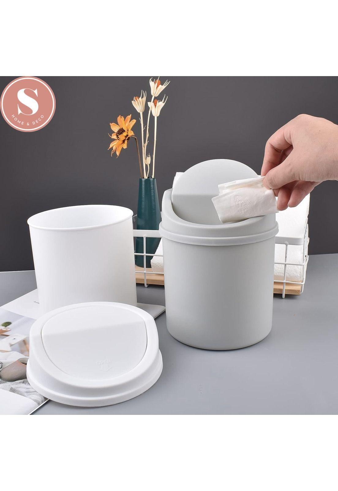 Basurero Papelero De Escritorio Mini 2 Lts Plastico-6