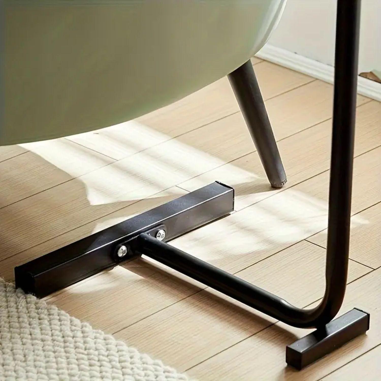 Mesa Auxiliar Lateral De Pedestal Negro-4