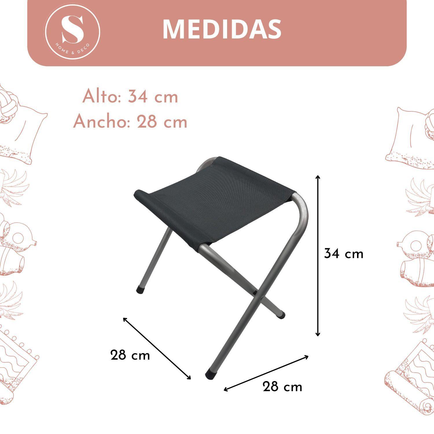 Silla Plegable De Camping Pequeña-4