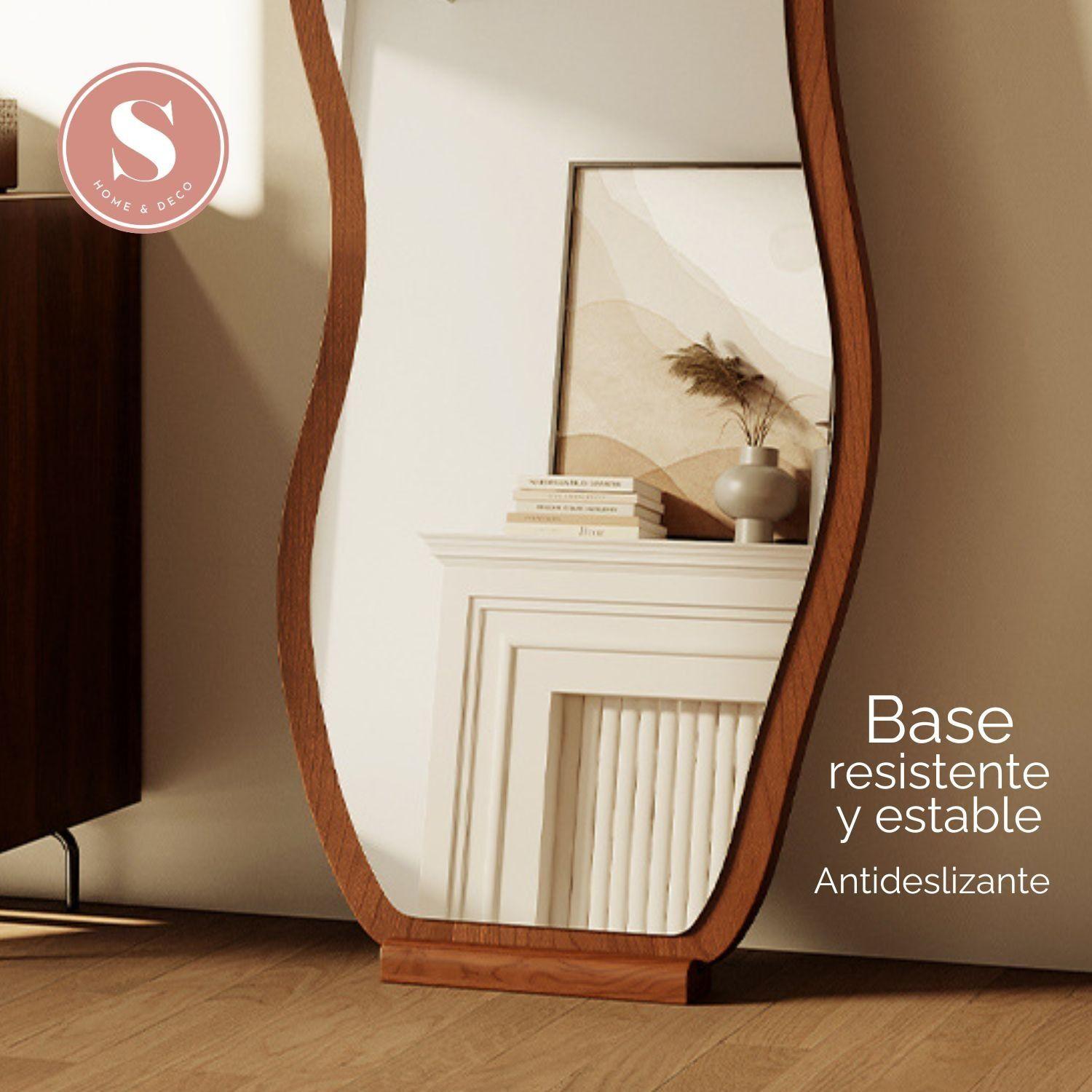 Irregular Cuerpo Entero Color Nogal 170x70cm-3