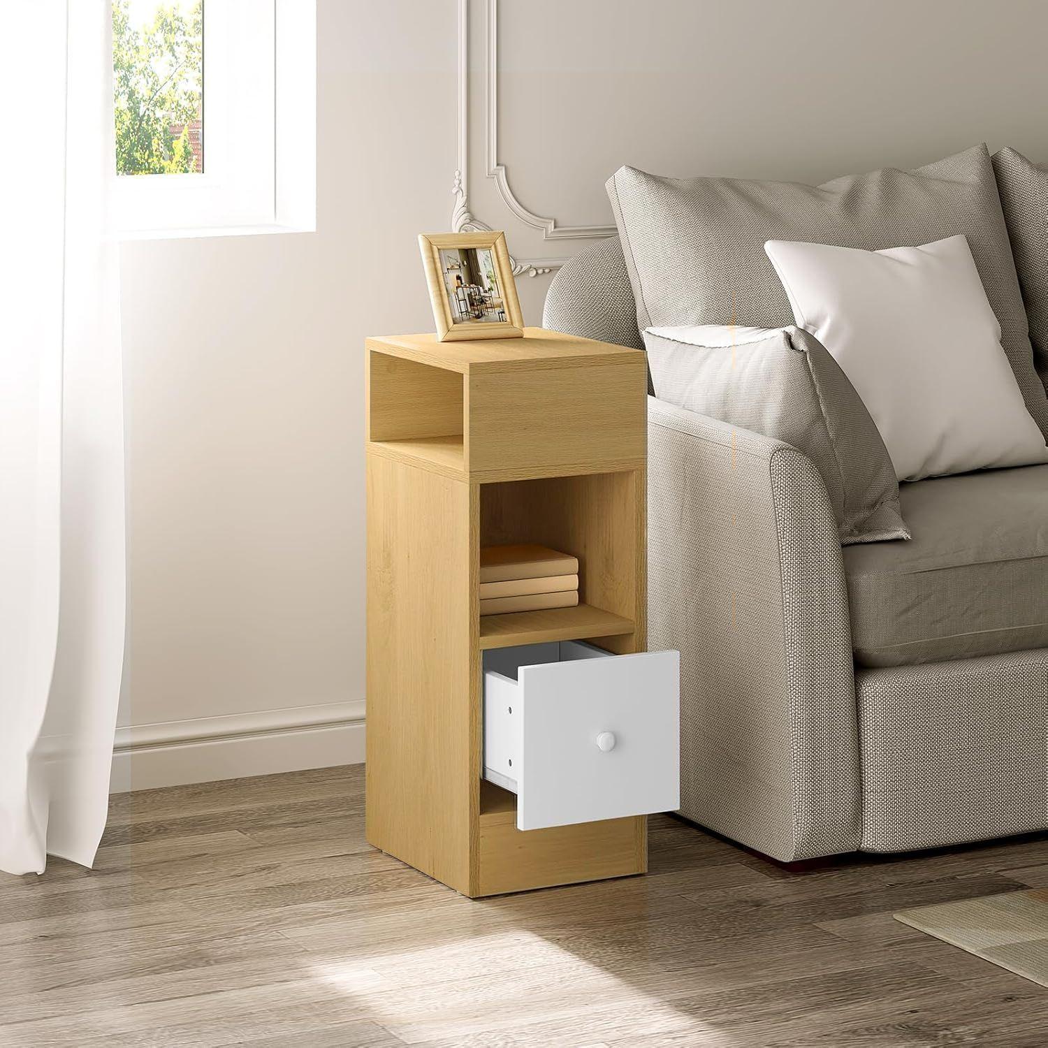 Organizador Lateral con Cajón Velador Compacto-0