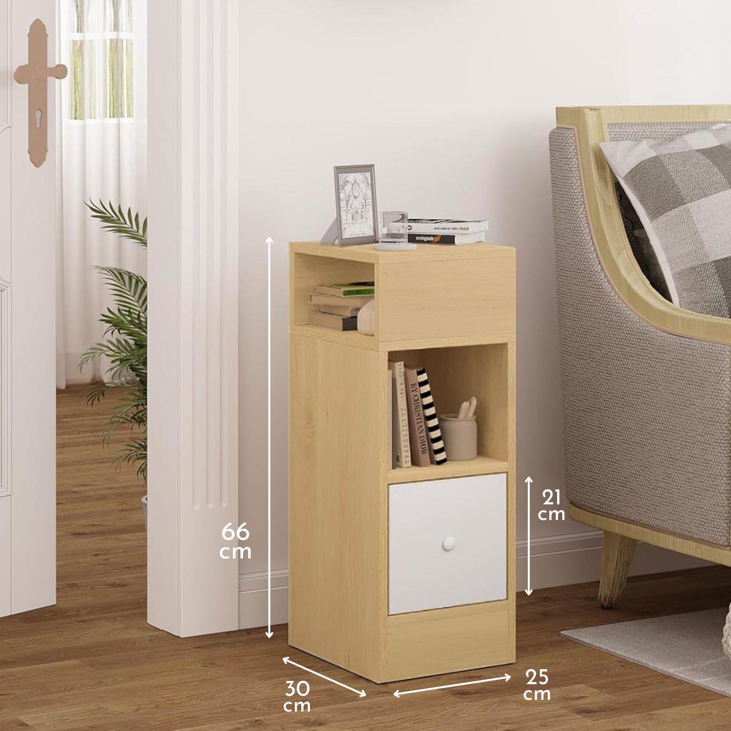 Organizador Lateral con Cajón Velador Compacto-2