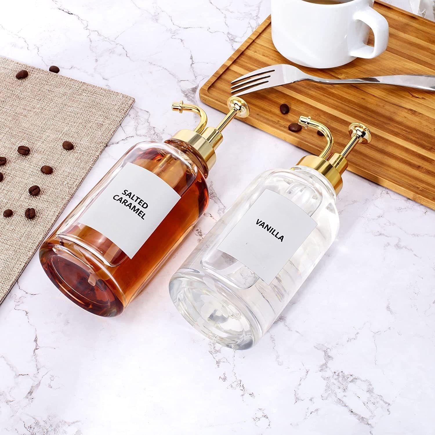 Dispensadores de Vidrio 500ml Botella Luxe Set 2-7