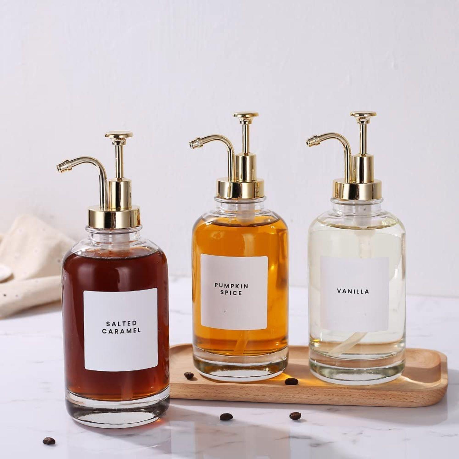 Dispensadores de Vidrio 500ml Botella Luxe Set 2-8