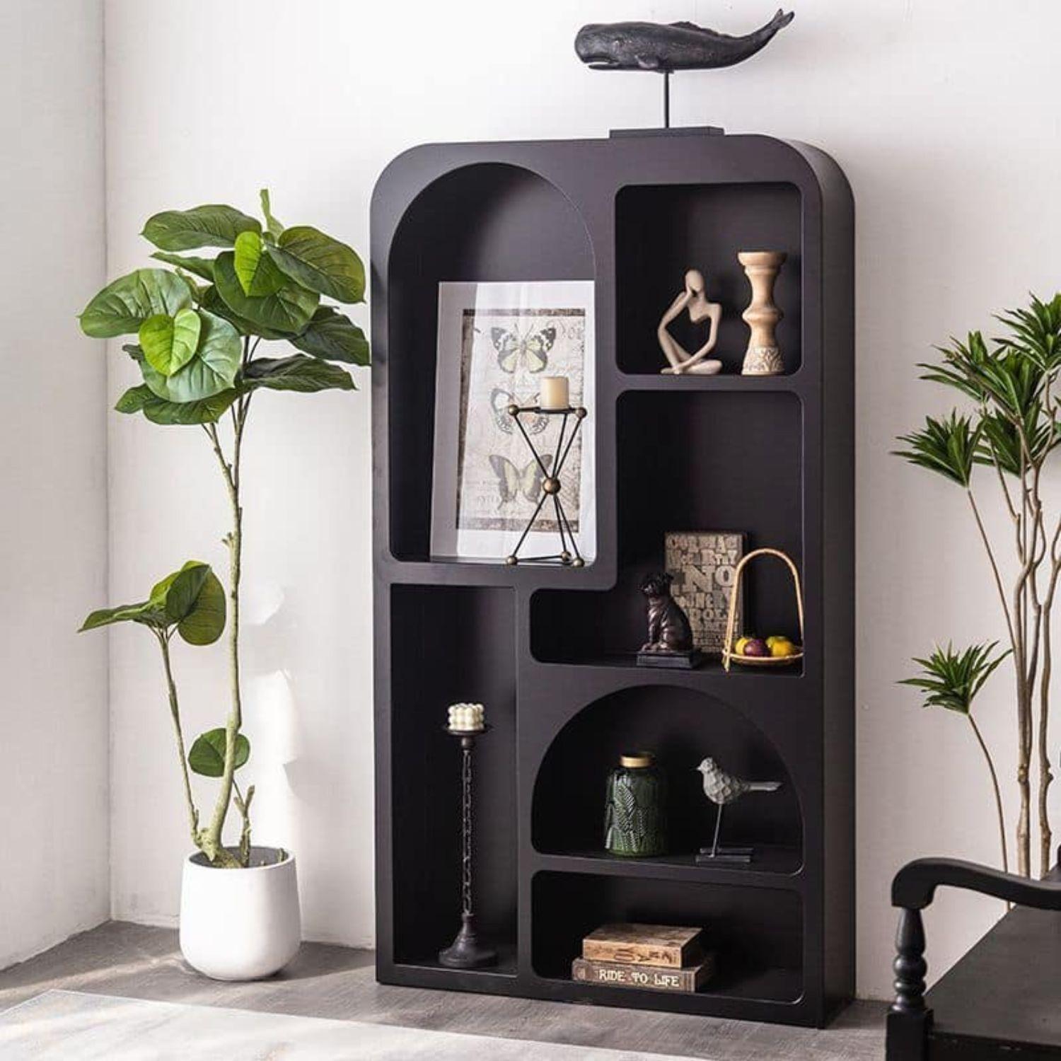 Estante organizador geométrico Bogen negro grande-6