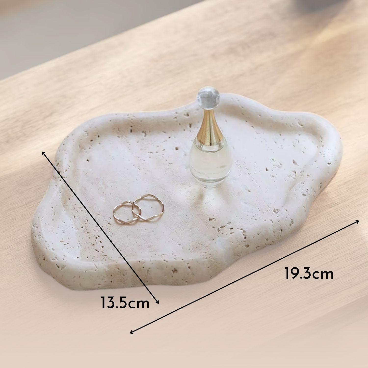 Bandeja de Piedra Irregular Cloud Travertino-9