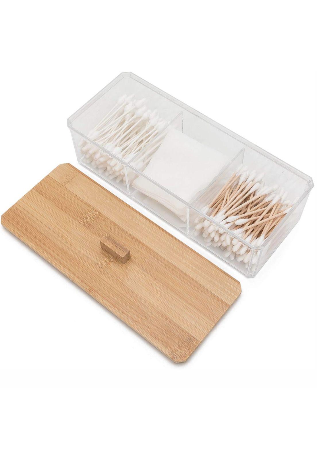 Organizador Cosmetiquero Caja Maquillaje Cosméticos Baño 3 Divisiones  -8