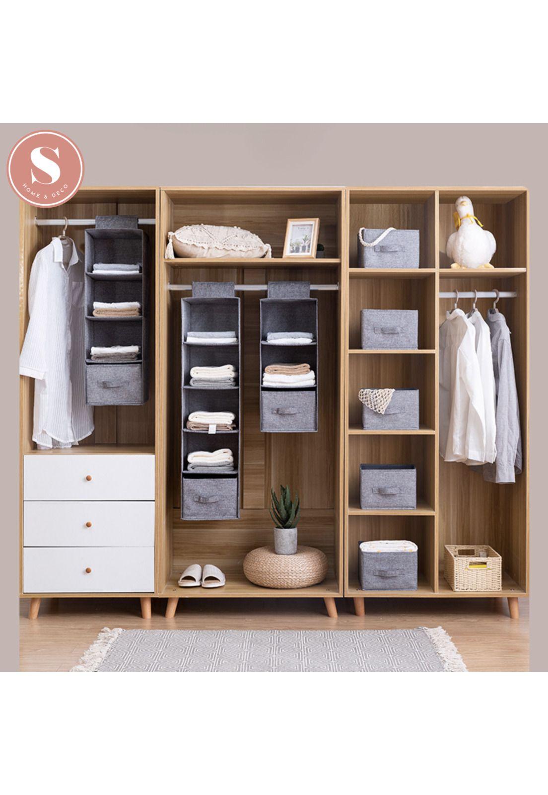 Organizador de Ropa Closet Colgante 3 Divisiones-6