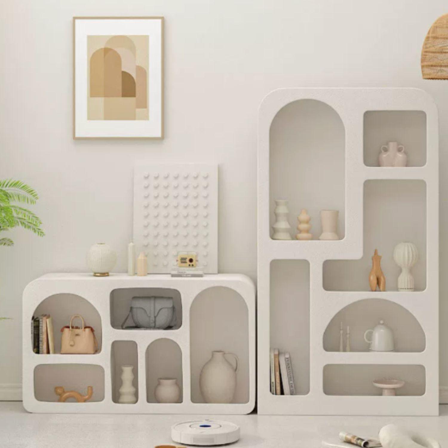 Estante Organizador Geométrico Bogen Marfil Grande-2