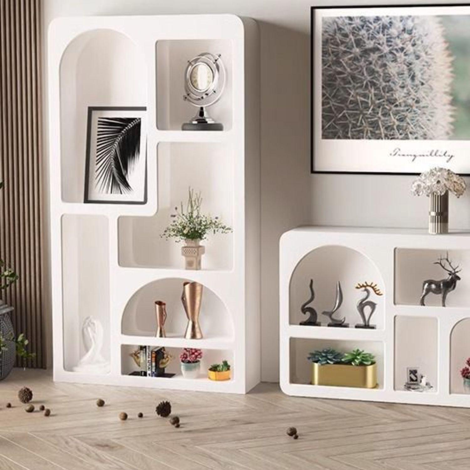 Estante Organizador Geométrico Bogen Marfil Grande-4