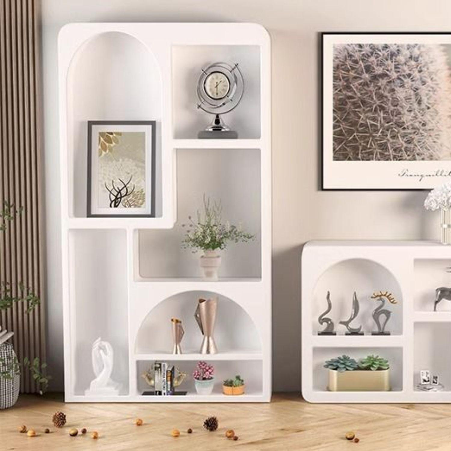 Estante Organizador Geométrico Bogen Marfil Grande-5