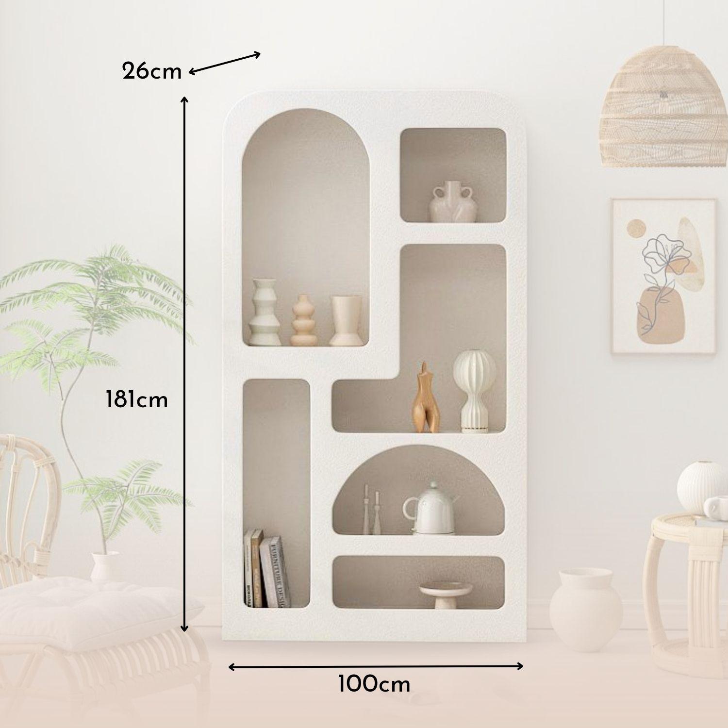 Estante Organizador Geométrico Bogen Marfil Grande-7