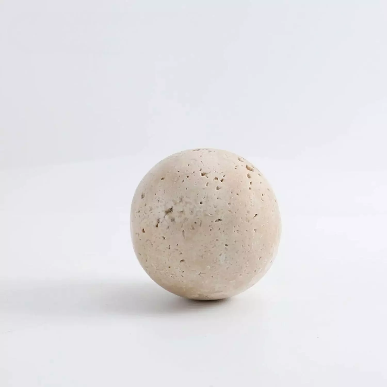 Esfera Orbis Piedra Travertino Figura Decorativa-4