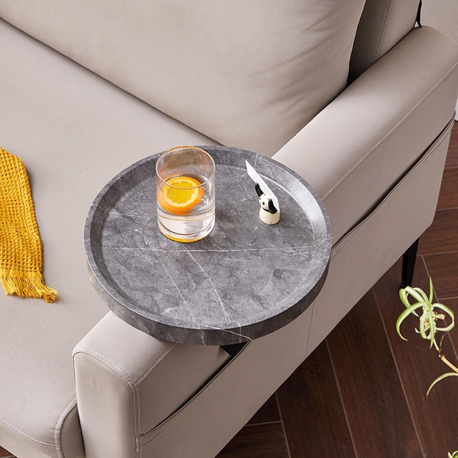 Mesa Bandeja Para Brazo Sofá Gris-2