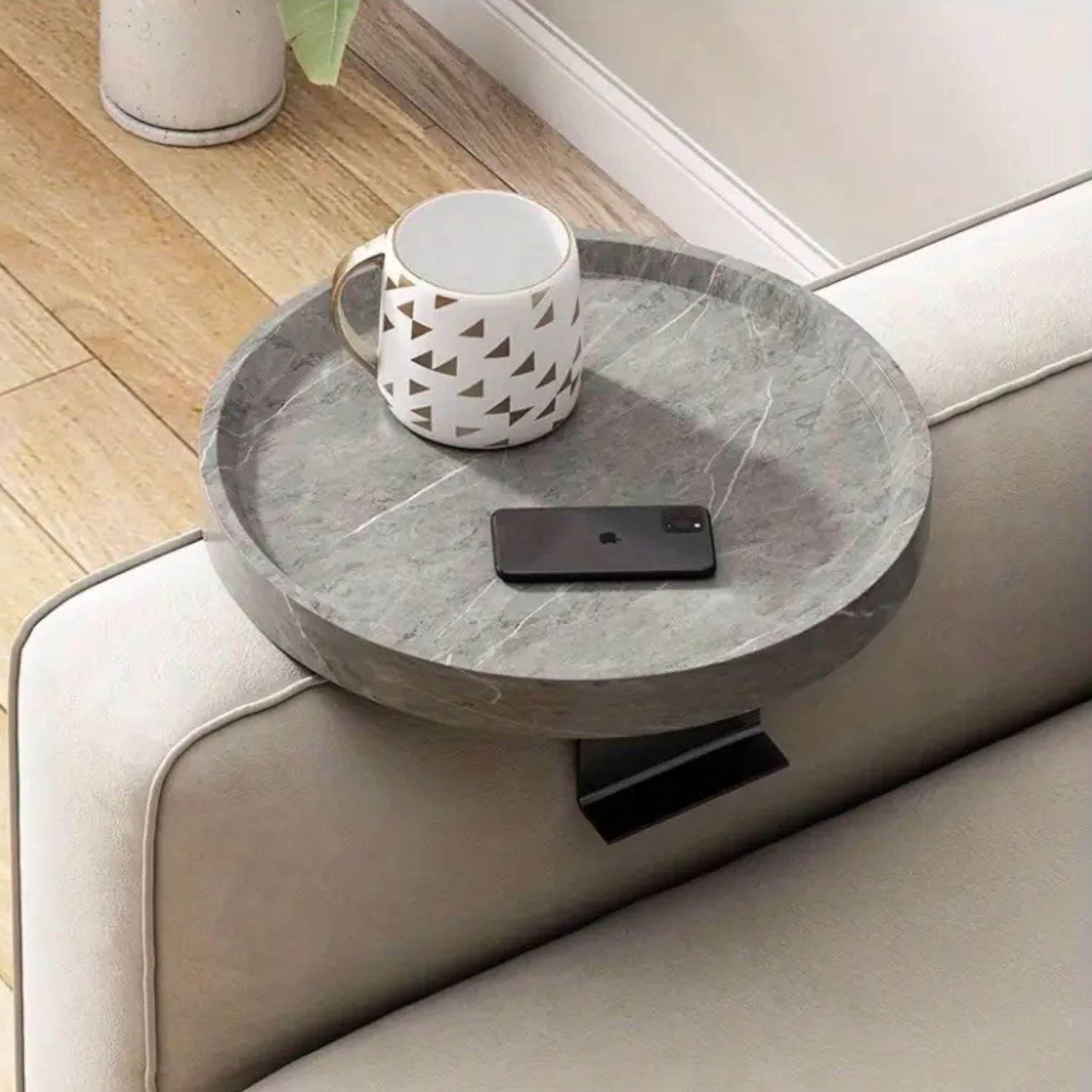 Mesa Bandeja Para Brazo Sofá Gris-3