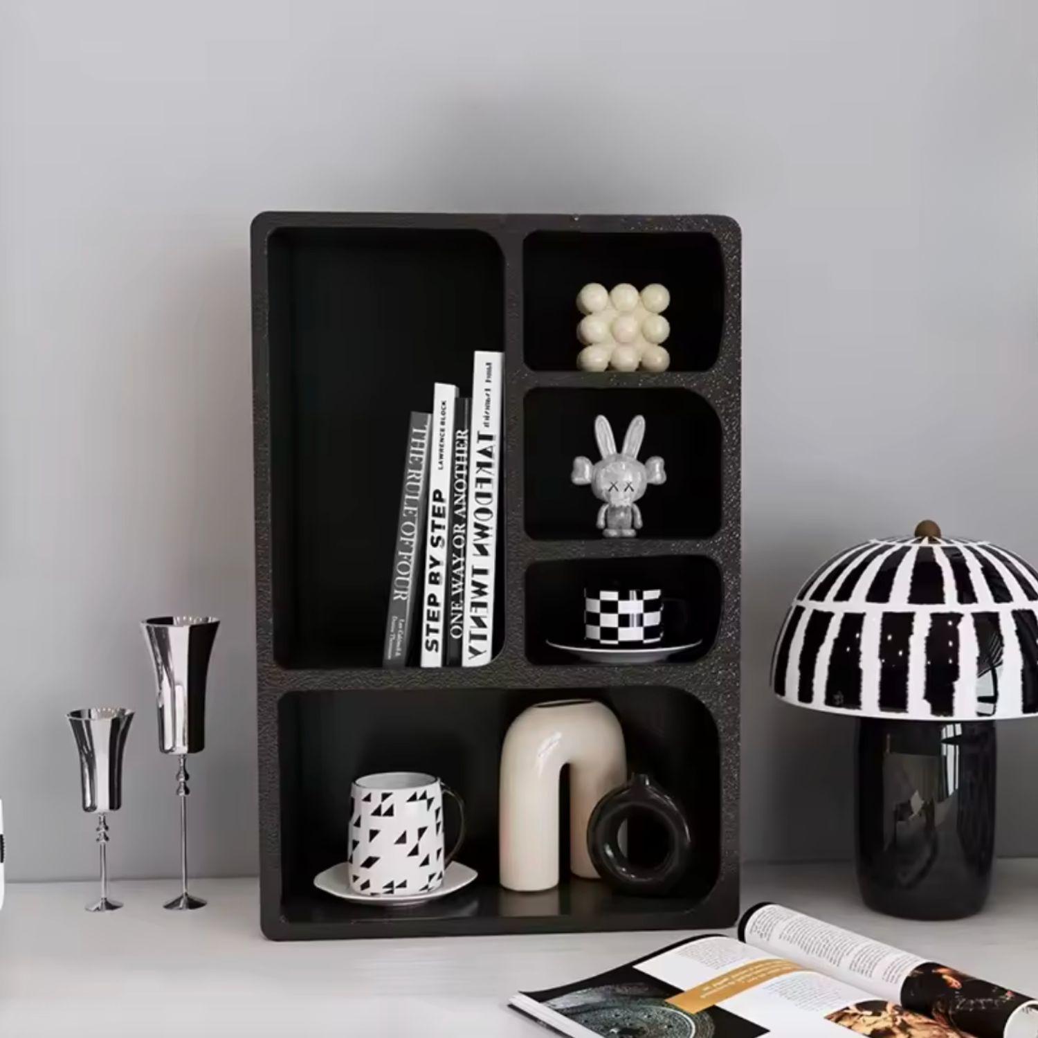 Repisa Organizador Geométrico Bogen Negro-2