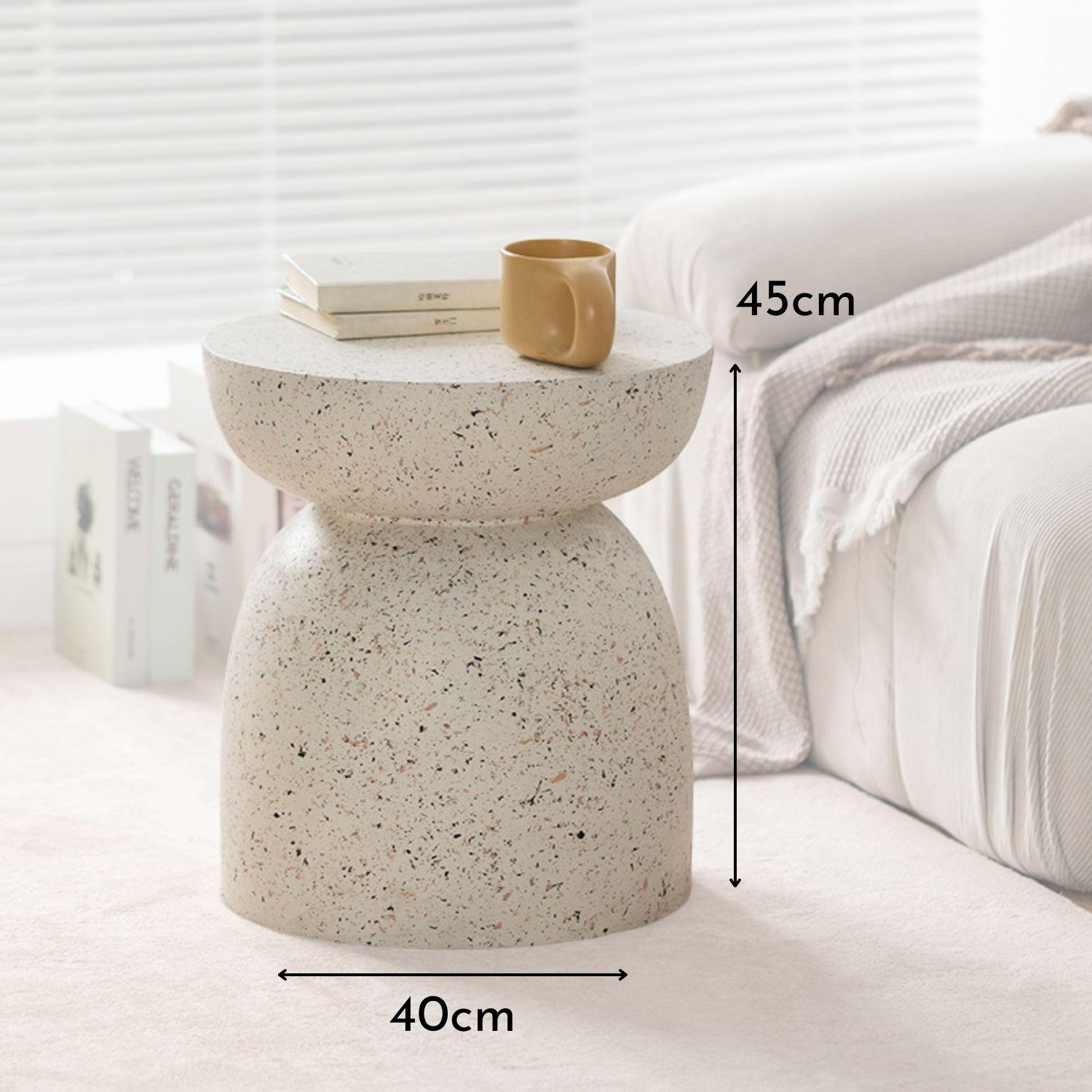 Mesa de Centro Geométrica Estilo Nórdico-3