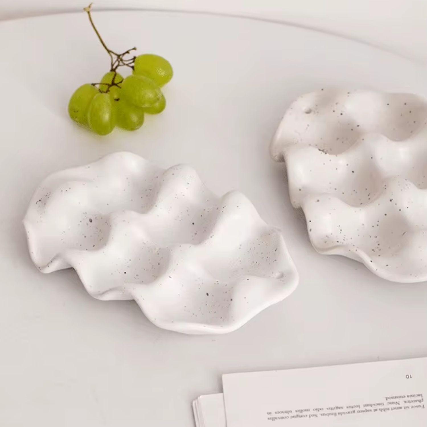 Huevera de Cerámica Minimalista 6 unidades-3