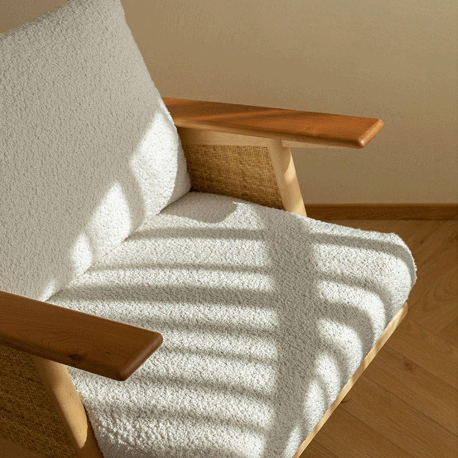 Sitial Madera Rattan Blanco Nórdico-3