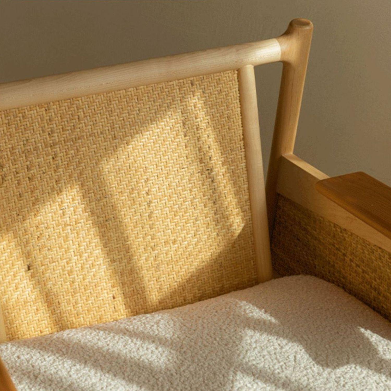 Sitial Madera Rattan Blanco Nórdico-5