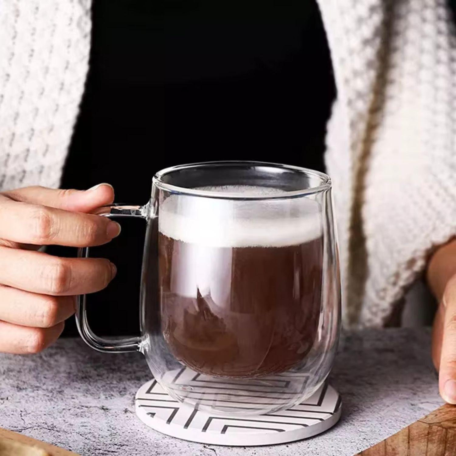 Set 2 Tazas Doble Pared Vidrio 350 ml-3