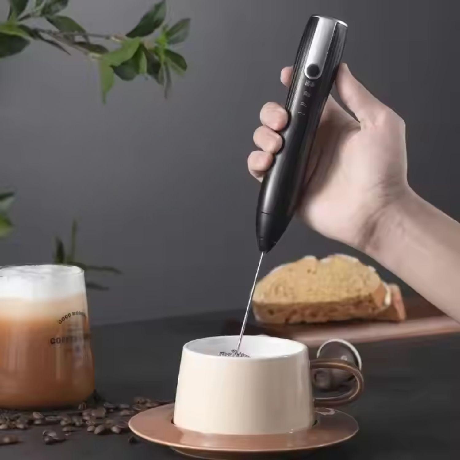 Batidor de Café Inalámbrico con Soporte-3