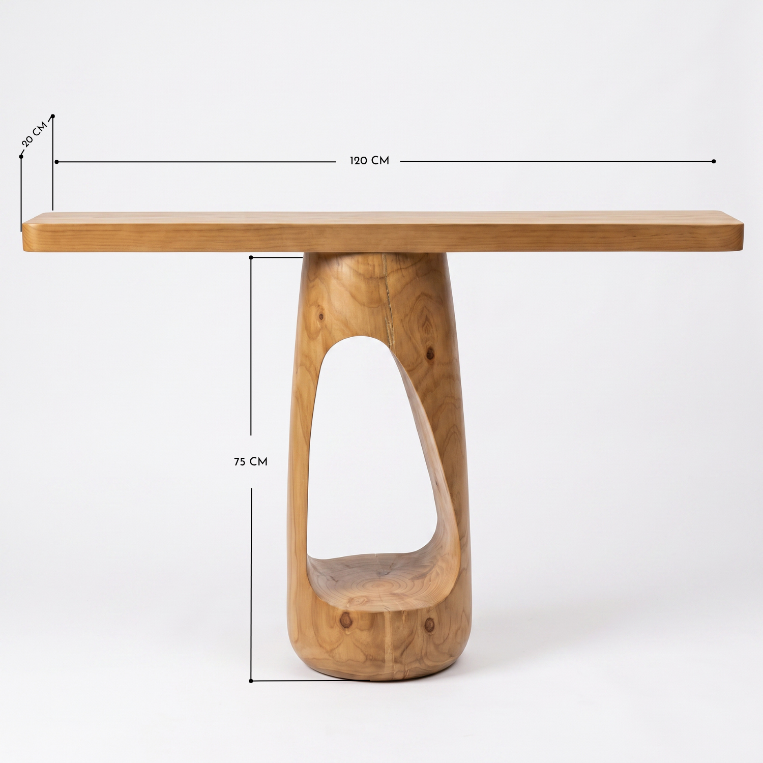 Mesa Arrimo Nido Madera Maciza Tonos Roble-2