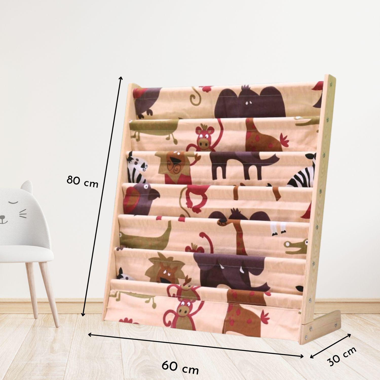 Librero de Madera Diseño Animales-6
