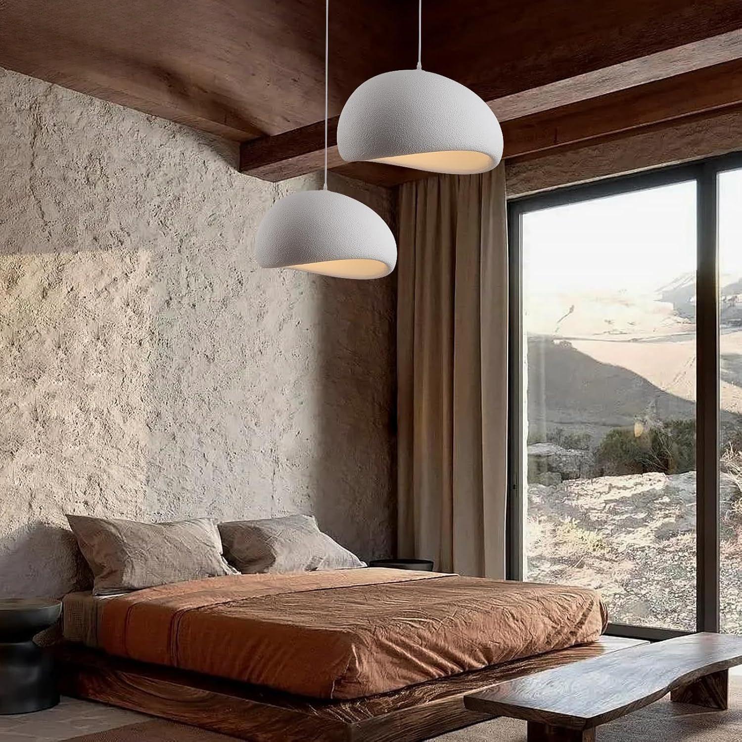 Lampara de Techo Wabi Sabi Crema 60cm-7