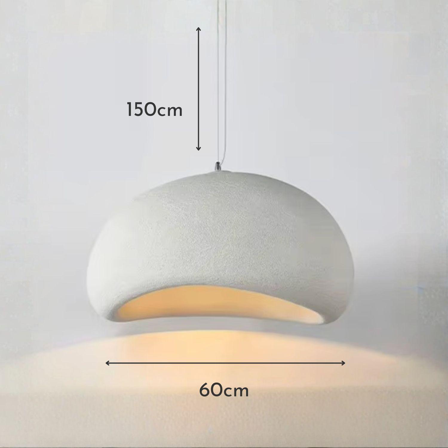 Lampara de Techo Wabi Sabi Crema 60cm-5