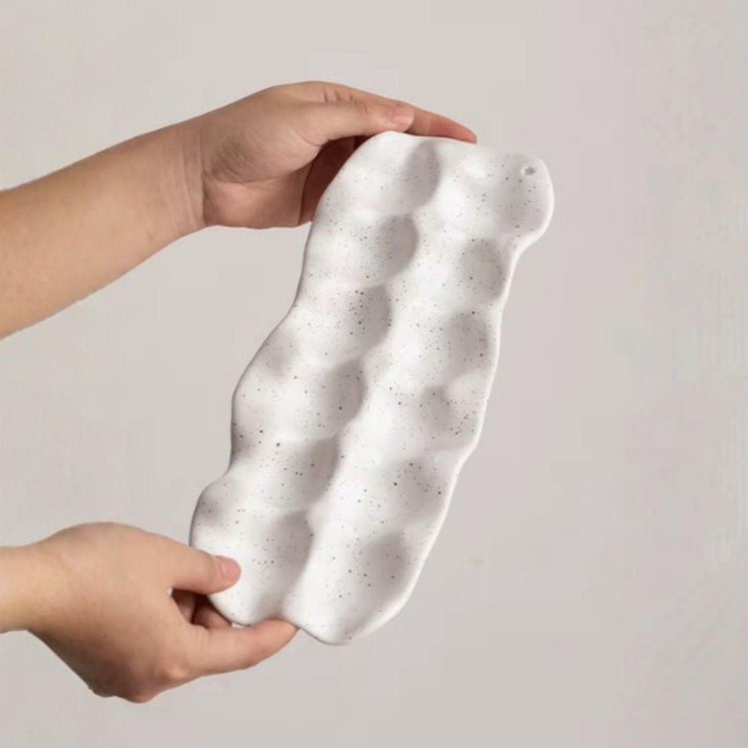 Huevera de Cerámica Minimalista 12 unidades-2