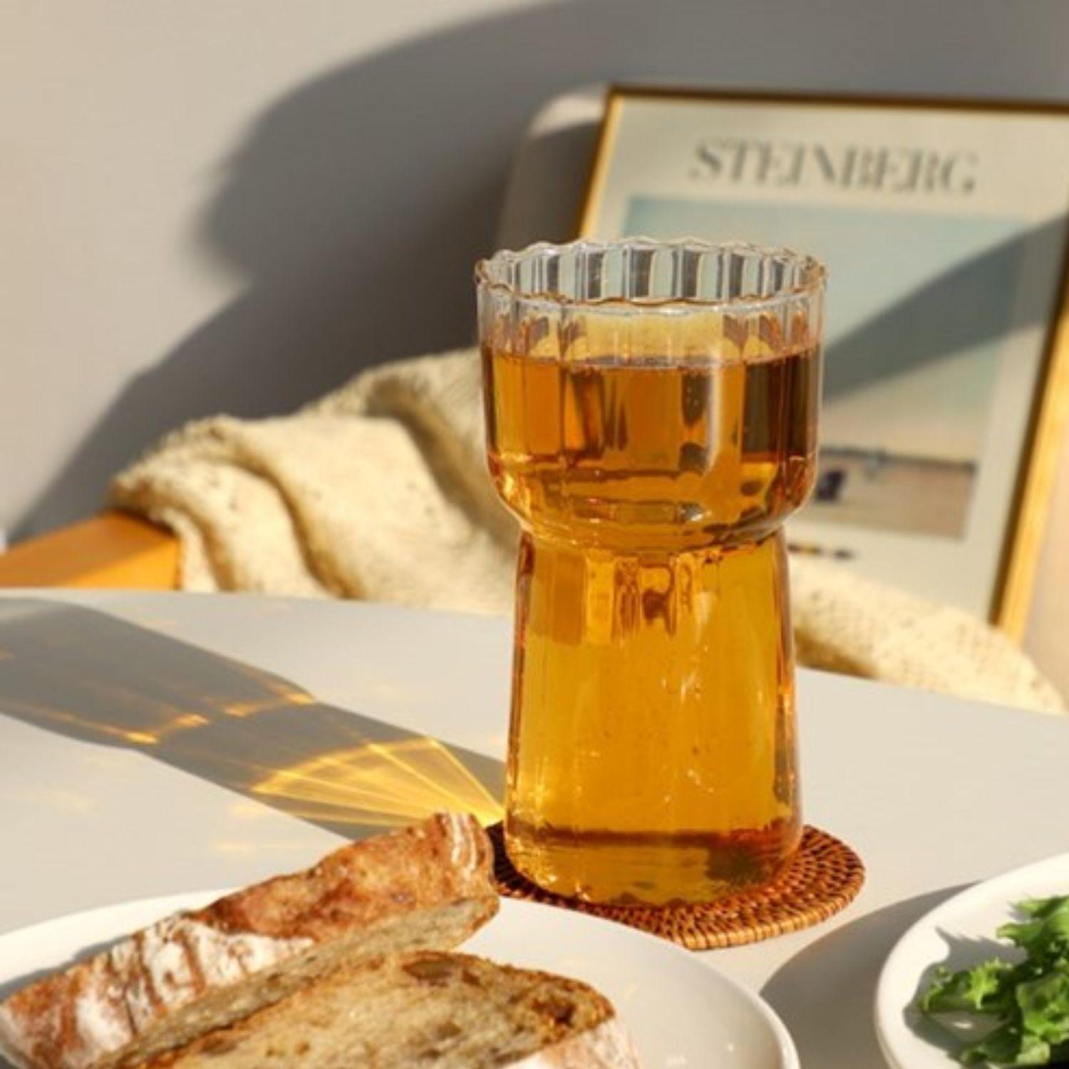 Set 4 Vasos Estriado Alto 590ml-3